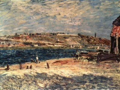 サン＝マムのフルスファー 作： Alfred Sisley