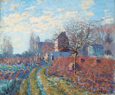 ジュリーブランシュ-サンマルタンの夏、1874 作： Alfred Sisley