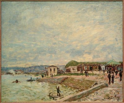 ポイントデュジュールのセーヌ川 作： Alfred Sisley
