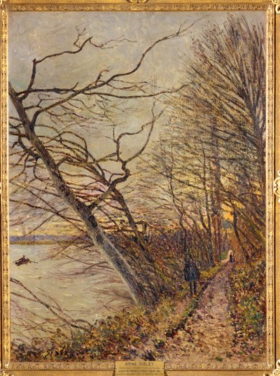 Le Bois des Roches, Veneux-Nadon ... 作： アルフレッド・シスレー