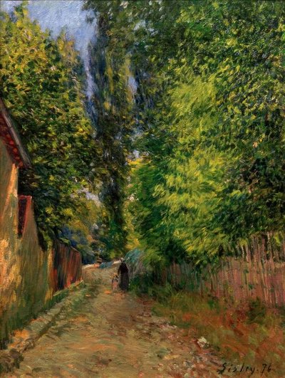 ルーベシエンヌ周辺 作： Alfred Sisley