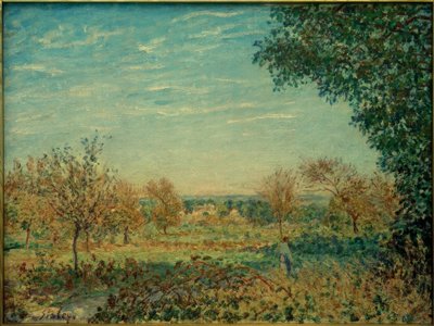 9月の朝 作： Alfred Sisley