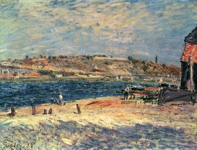 サンマムの川岸 作： Alfred Sisley