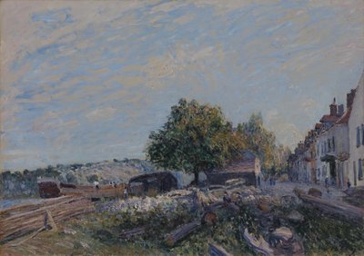 サン・マメス・モーニング 作： Alfred Sisley