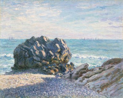 ストアーズ・ロック、レディーズ・コーブ、夕方」1897年 作： Alfred Sisley