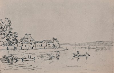 バンクスオブロイン、1880年代、1946 作： Alfred Sisley