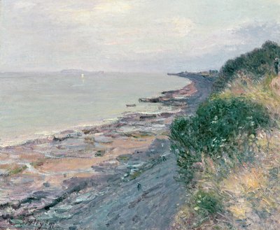 ペナースの崖、夕方、干潮時 作： Alfred Sisley