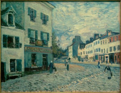 マーリーの通り 作： Alfred Sisley