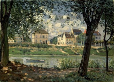 ヴィルヌーヴェラガレンヌ 作： Alfred Sisley