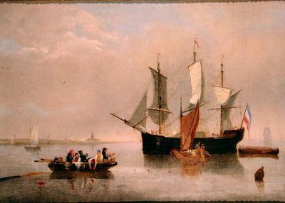 オランダの海岸風景 作： Alfred Stannard