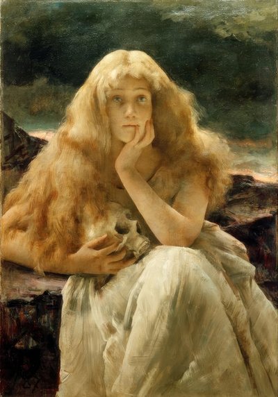 スティーブンス、マリアマグダレナ 作： Alfred Emile Stevens