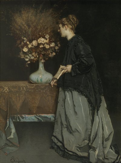 秋の花、1867年 作： Alfred Emile Stevens