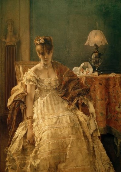 やけくその 作： Alfred Emile Stevens