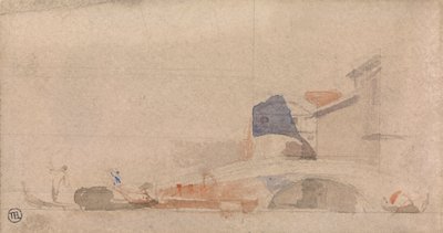 ため息橋、ヴェネツィア 作： Alfred Emile Stevens