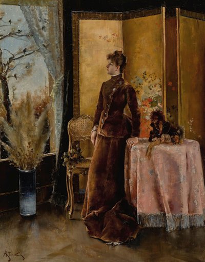 雪。 作： Alfred Emile Stevens