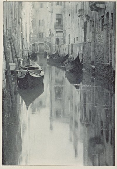 ヴェネツィアのビット、ネガ1894年、1898年発行（トーングラビア） 作： Alfred Stieglitz