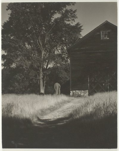 ジョージ湖、納屋 作： Alfred Stieglitz