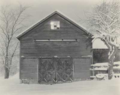 子どもと雪 作： Alfred Stieglitz
