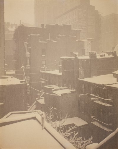 バックウィンドウから "291" 作： Alfred Stieglitz