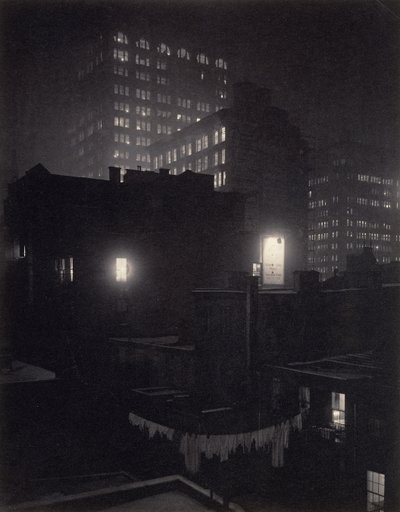 後ろの窓から、291 - N.Y. 作： Alfred Stieglitz