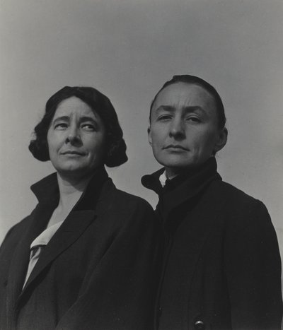 アイダとジョージア・オキーフ 作： Alfred Stieglitz