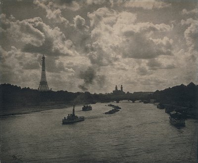 パリ：セーヌ川 作： Alfred Stieglitz