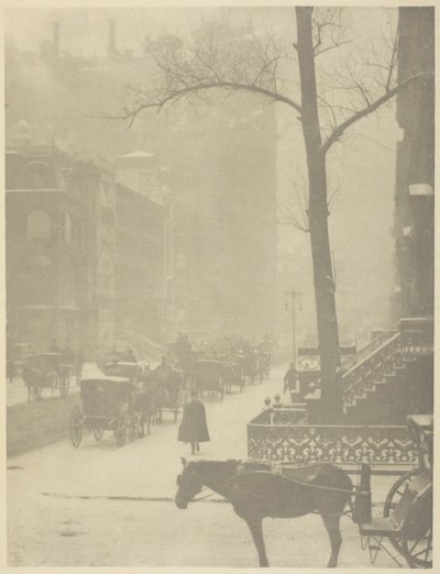 ストリート、5番街 作： Alfred Stieglitz