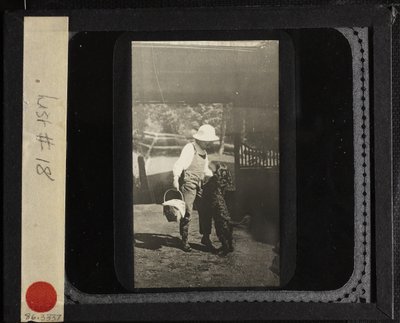 無題 オークローンでインキーと一緒にいる姪のエリザベス、c。 1903年。 作： Alfred Stieglitz