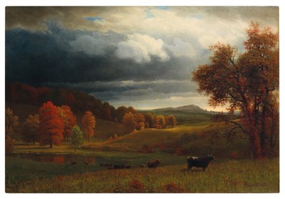 秋の風景キャッツキル 作： Alfred Thompson Bricher