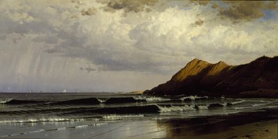 時間と潮汐、1873年頃（キャンバスに油彩） 作： Alfred Thompson Bricher