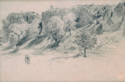 「風景」、19世紀。 作： Alfred Victor de Vigny
