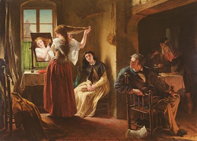 コーミングマシンの発明、1862 作： Alfred W. Elmore
