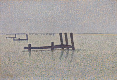 Nieuwpoortのチャンネルc。 1889 作： Alfred William Finch