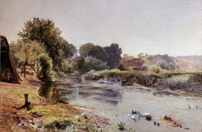半分眠っているような古き良きイギリスの姿 作： Alfred William Hunt