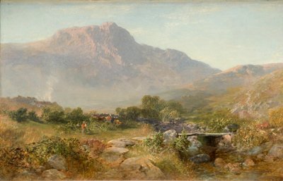 カペルキュリグ、1855年 作： Alfred William Hunt
