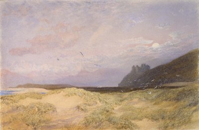 ハーレック、1862（紙に水彩） 作： Alfred William Hunt