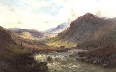 グレン・ティル、インバーギャリーの滝 作： Alfred de Breanski