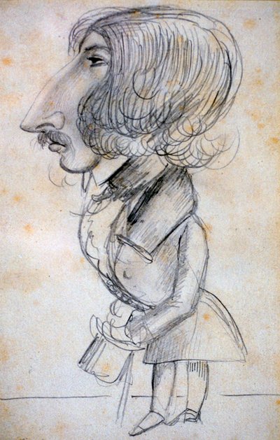 自画像、1838 作： Alfred de Musset