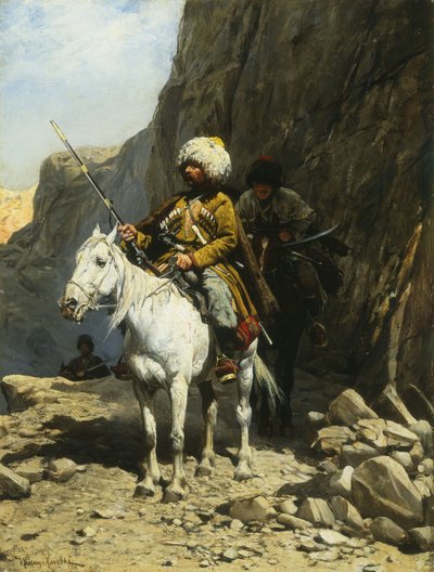 コサック 作： Alfred von Wierusz Kowalski