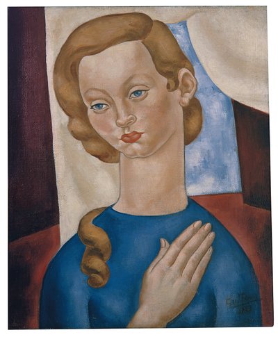 女性の姿;女性像 作： Alfredo Guttero