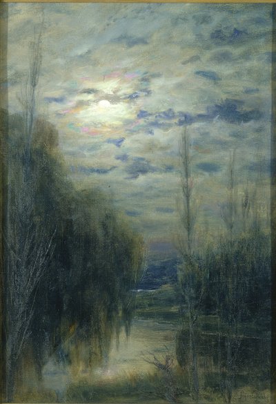 チリ、リマチェ、満月 作： Alfredo Helsby