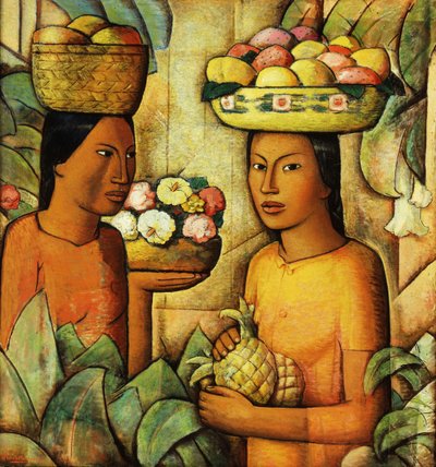 果物と花; フルタス イ フローレス 作： Alfredo Ramos Martinez