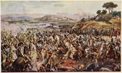 ポルトガル、モンテス・クラロスの戦い 作： Alfredo Roque Gameiro