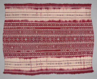 女性の表紙（腋窩）、19世紀後半（ウールと綿） 作： Algerian School