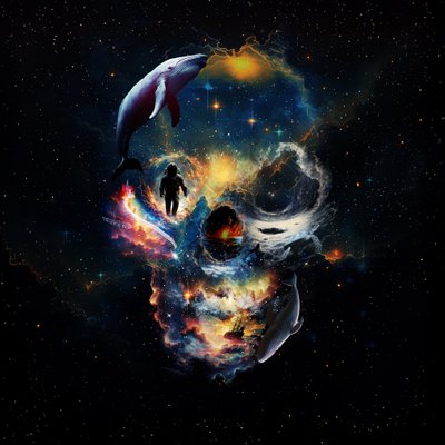 宇宙クジラの頭蓋骨 作： 