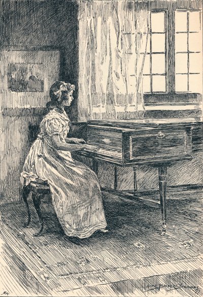 「ジェントルマン、ジョン・ハリファックスへのイラスト」、c1897 作： Alice Barber Stephens