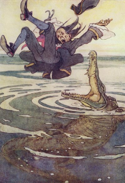 クロコダイルのあごの中に！ (カラーリソ) 作： Alice Bolingbroke (after) Woodward