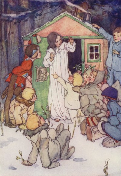 ロストボーイズは彼女の前にひざまずきました (カラーリソ) 作： Alice Bolingbroke (after) Woodward