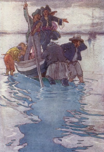 海賊船に運ばれる (カラーリソ) 作： Alice Bolingbroke (after) Woodward