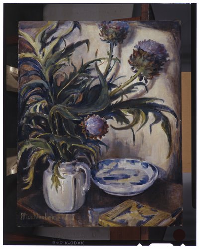 アーティチョーク、1933年頃（キャンバスに油彩） 作： Alice Ellen Klauber